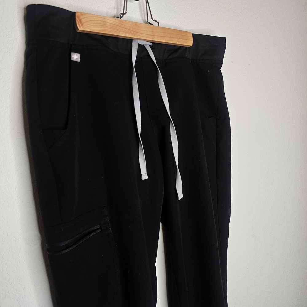 Figs Black Zamora Jogger Scrub Pants Size M - Picture 5 of 7